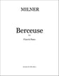 Berceuse for Flute and Piano P.O.D. cover